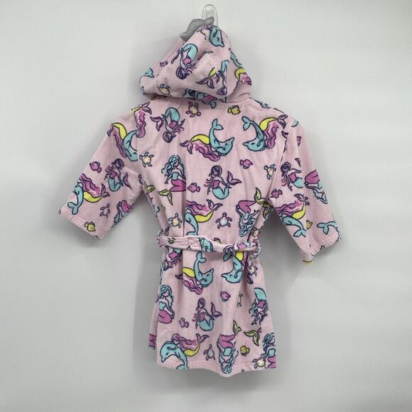 Saint Eve Swim Terry Robe Swimsuit Coverup Bath Robe Mermaid XS 5/6 - Picture 5 of 5